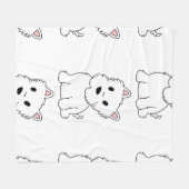 Cartoon Fleecedecke (Vorderseite (Horizontal))