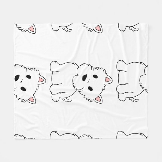 Cartoon Fleecedecke (Vorderseite (Horizontal))