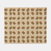 Cartoon Fleecedecke (Vorderseite (Horizontal))