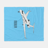 Cartoon Fleecedecke (Vorderseite (Horizontal))