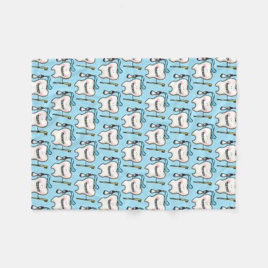 Cartoon Fleecedecke (Vorderseite (Horizontal))