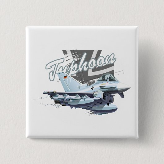 Cartoon Flugzeug Button (Vorderseite)