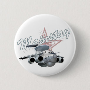 Cartoon-Flugzeug Button