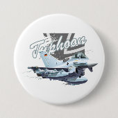 Cartoon Flugzeug Button (Vorderseite)