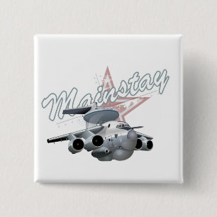 Cartoon-Flugzeug Button
