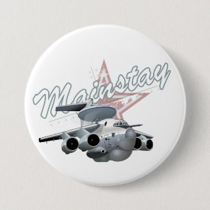 Cartoon-Flugzeug Button