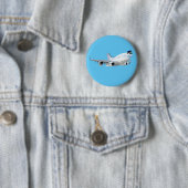 Cartoon Flugzeug Button (Beispiel)