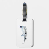 Cartoon Flugzeug Gepäckanhänger (Rückseite vertikal)