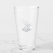Cartoon-Flugzeug Glas (Rückseite)