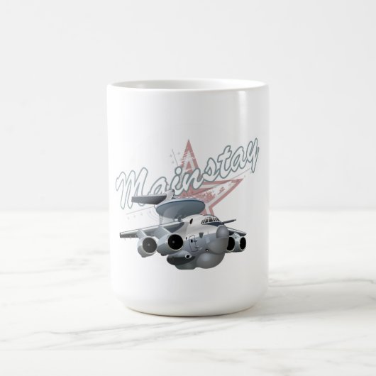Cartoon-Flugzeug Kaffeetasse (Mittel)