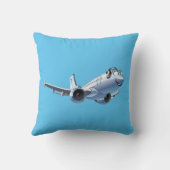 Cartoon Flugzeug Kissen (Rückseite)