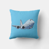 Cartoon Flugzeug Kissen (Rückseite)