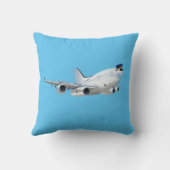Cartoon Flugzeug Kissen (Rückseite)