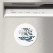 Cartoon Flugzeug Magnet (In Situ (Geschirrspüler))
