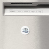 Cartoon Flugzeug Magnet (In Situ (Geschirrspüler))