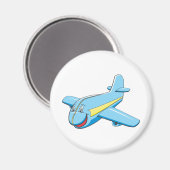Cartoon Flugzeug Magnet (Vorderseite/Rückseite)