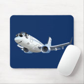 Cartoon Flugzeug Mousepad (Mit Mouse)
