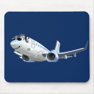 Cartoon Flugzeug Mousepad