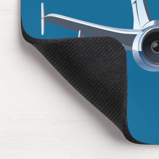Cartoon Flugzeug Mousepad (Ecke)