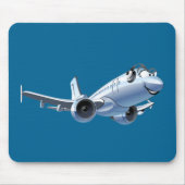 Cartoon Flugzeug Mousepad (Vorne)