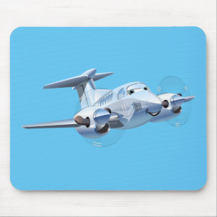 Cartoon Flugzeug Mousepad