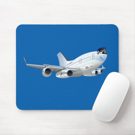 Cartoon Flugzeug Mousepad (Mit Mouse)