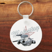 Cartoon-Flugzeug Schlüsselanhänger (Vorderseite)