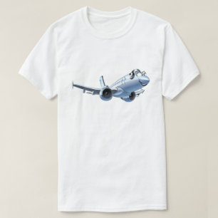Cartoon Flugzeug T-Shirt