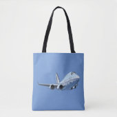 Cartoon Flugzeug Tasche (Vorderseite)