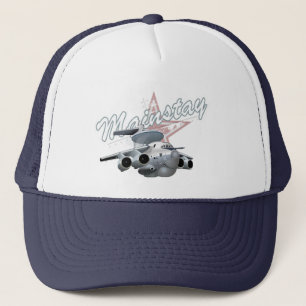 Cartoon-Flugzeug Truckerkappe