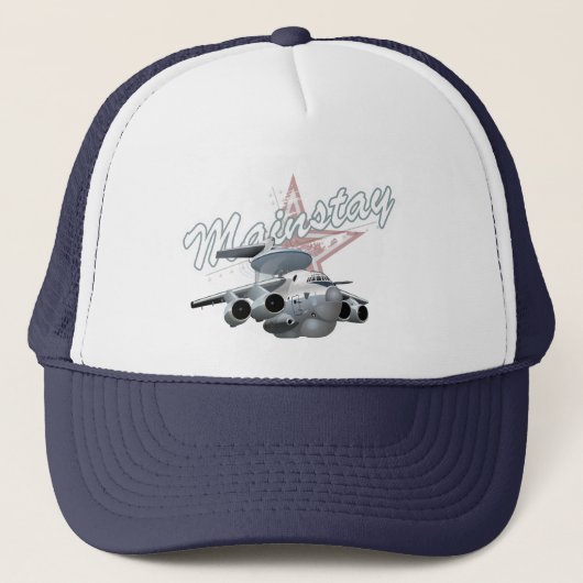 Cartoon-Flugzeug Truckerkappe (Vorderseite)