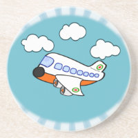 Cartoon-Flugzeug