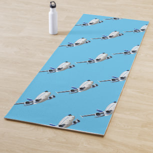Cartoon Flugzeug Yogamatte