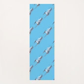 Cartoon Flugzeug Yogamatte (Vorderseite)