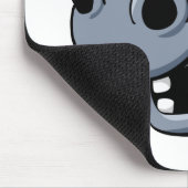 Cartoon-Flusspferd Mousepad (Ecke)