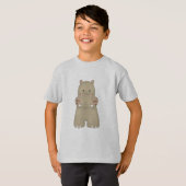 Cartoon-Flusspferd T-Shirt (Vorne ganz)