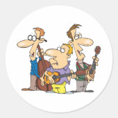 Cartoon Folk Trio Stickers (Vorderseite)