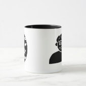 Cartoon Football-Tasse für Grand Pa Tasse (Zentrum)