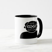 Cartoon Football-Tasse für Grand Pa Tasse (VorderseiteRechts)