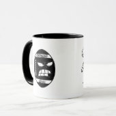 Cartoon Football-Tasse für Ihre Schwester Tasse (Vorderseite Links)