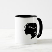 Cartoon Football Tasse für Mama (VorderseiteRechts)