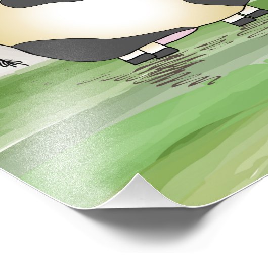 Cartoon Fotodruck (Ecke)