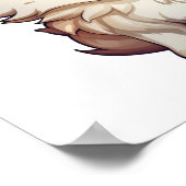 Cartoon-Fox-Abbildung Poster (Ecke)