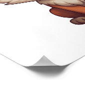 Cartoon-Fox-Abbildung Poster (Ecke)