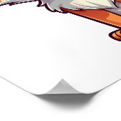 Cartoon-Fox-Abbildung Poster (Ecke)