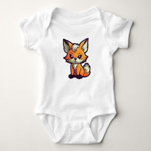 CARTOON FOX BABY STRAMPLER