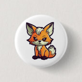 CARTOON FOX BUTTON (Vorderseite)