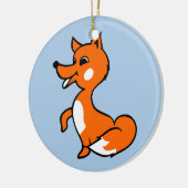Cartoon Fox Keramikornament (Links)