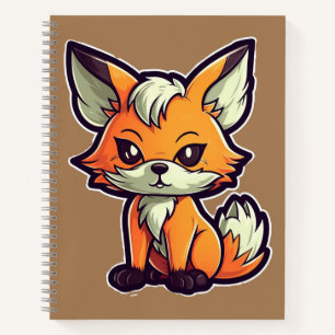 CARTOON FOX NOTIZBLOCK