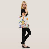 Cartoon Fox Sticker | Mental im Flugzeugmodus Tasche (Am Model)